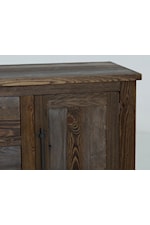 International Furniture Direct Town Rustic 3-Drawer, 2-Door Buffet