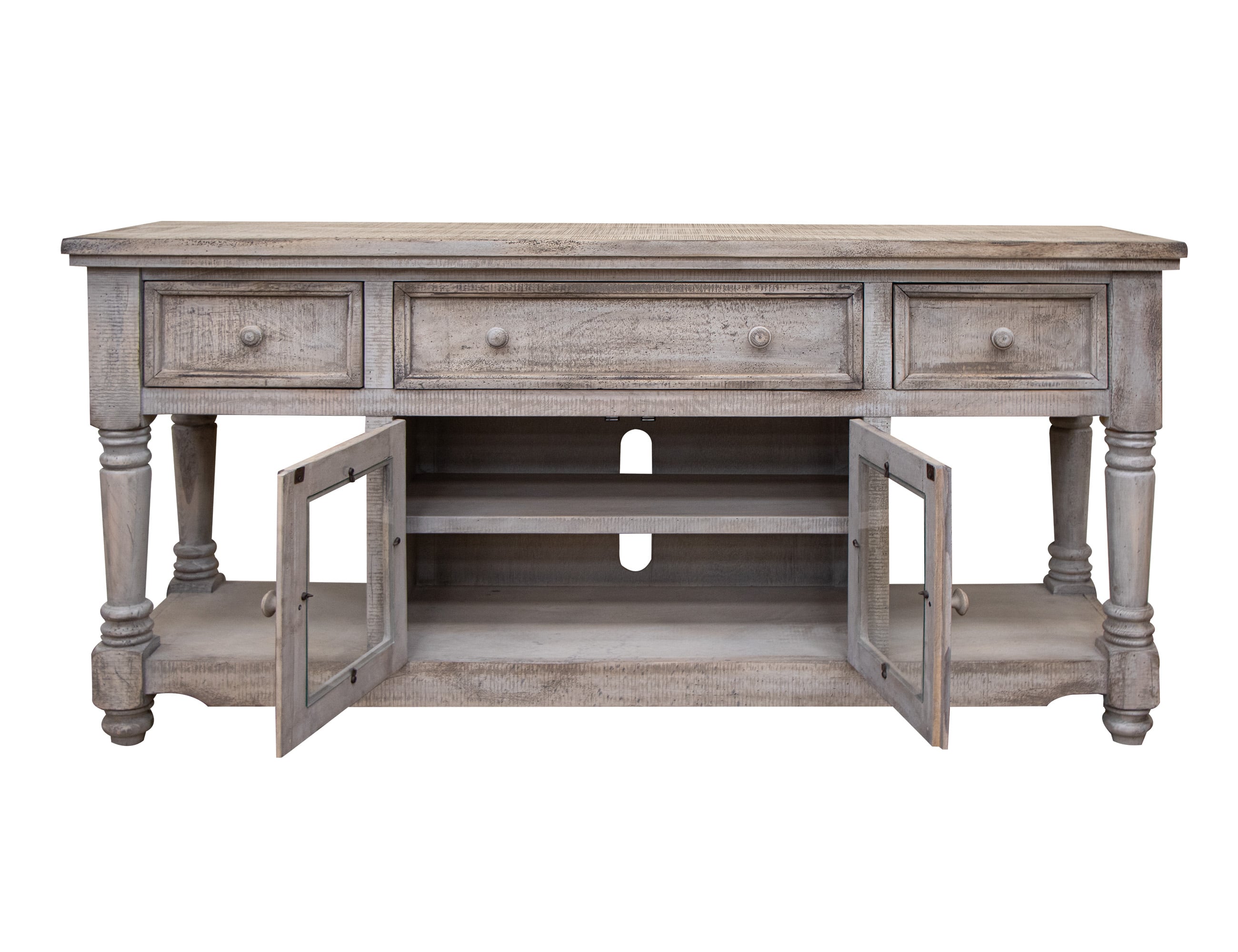 International Furniture Direct Aruba 3-Drawer 70" TV Stand