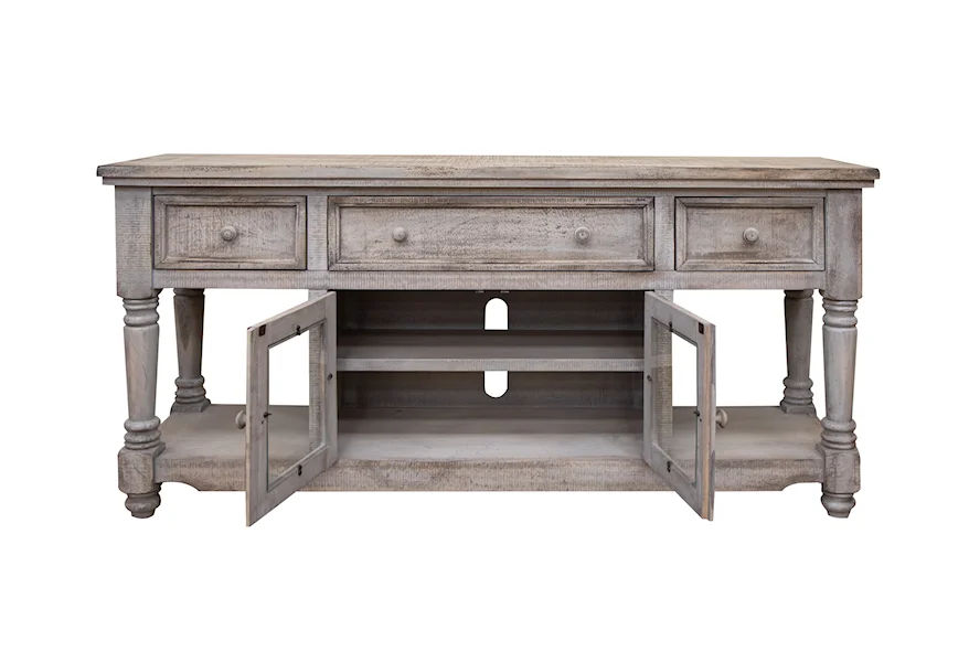 Aruba TV Stand / Console by International Furniture Direct at VanDrie Home Furnishings