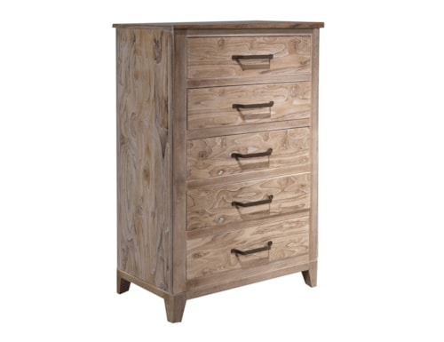 Transitional 5-Drawer Bedroom Chest
