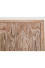 International Furniture Direct Balam Modern Rustic 1-Drawer Entertainment Center with Fireplace