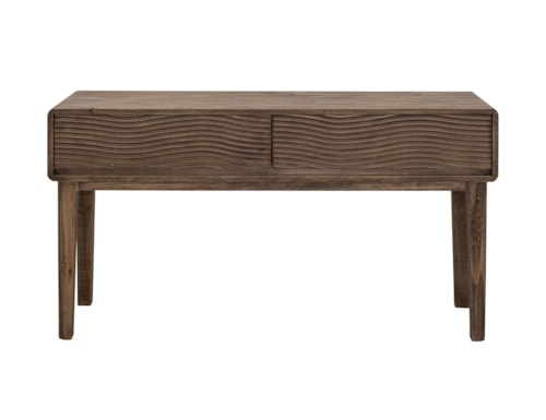 Contemporary Sofa Table with 2 Drawers