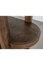 Translucent Stained Brown lacquer allows natural wood grain to shine through