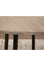 International Furniture Direct Blacksmith Transitional Round Dining Table