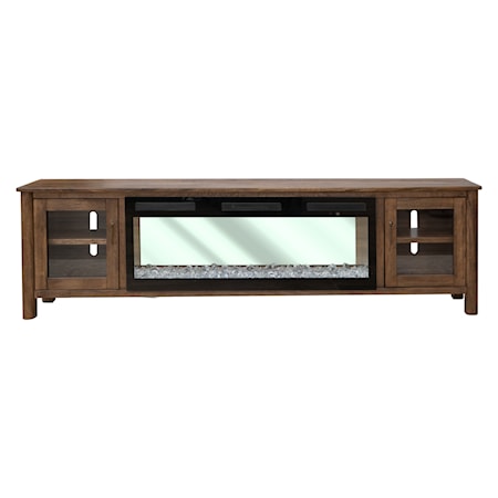 TV Console with Fireplace