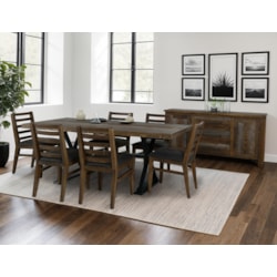 View 8-Piece Dining Set with Buffet