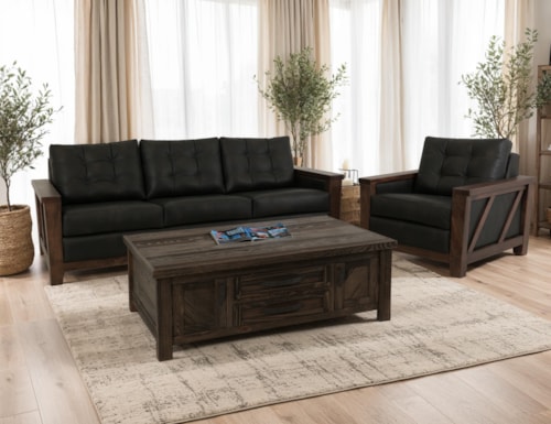 Transitional 2-Piece Living Room Set