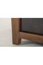 International Furniture Direct Walnut Transitional 2-Piece Living Room Set