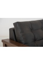 International Furniture Direct Walnut Transitional 2-Piece Living Room Set