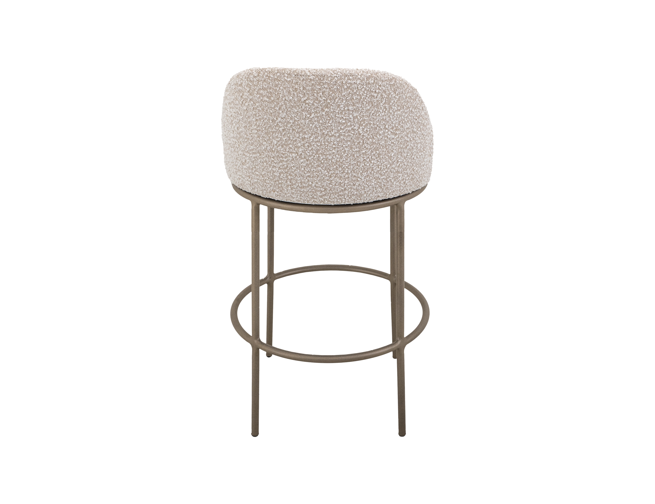 International Furniture Direct Snow 24" Upholstered Counter-Height Stool