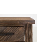 International Furniture Direct Dutton Farmhouse 2-Drawer Console Table