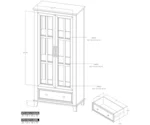 Direct Design Company Toscana 2-Door Cabinet