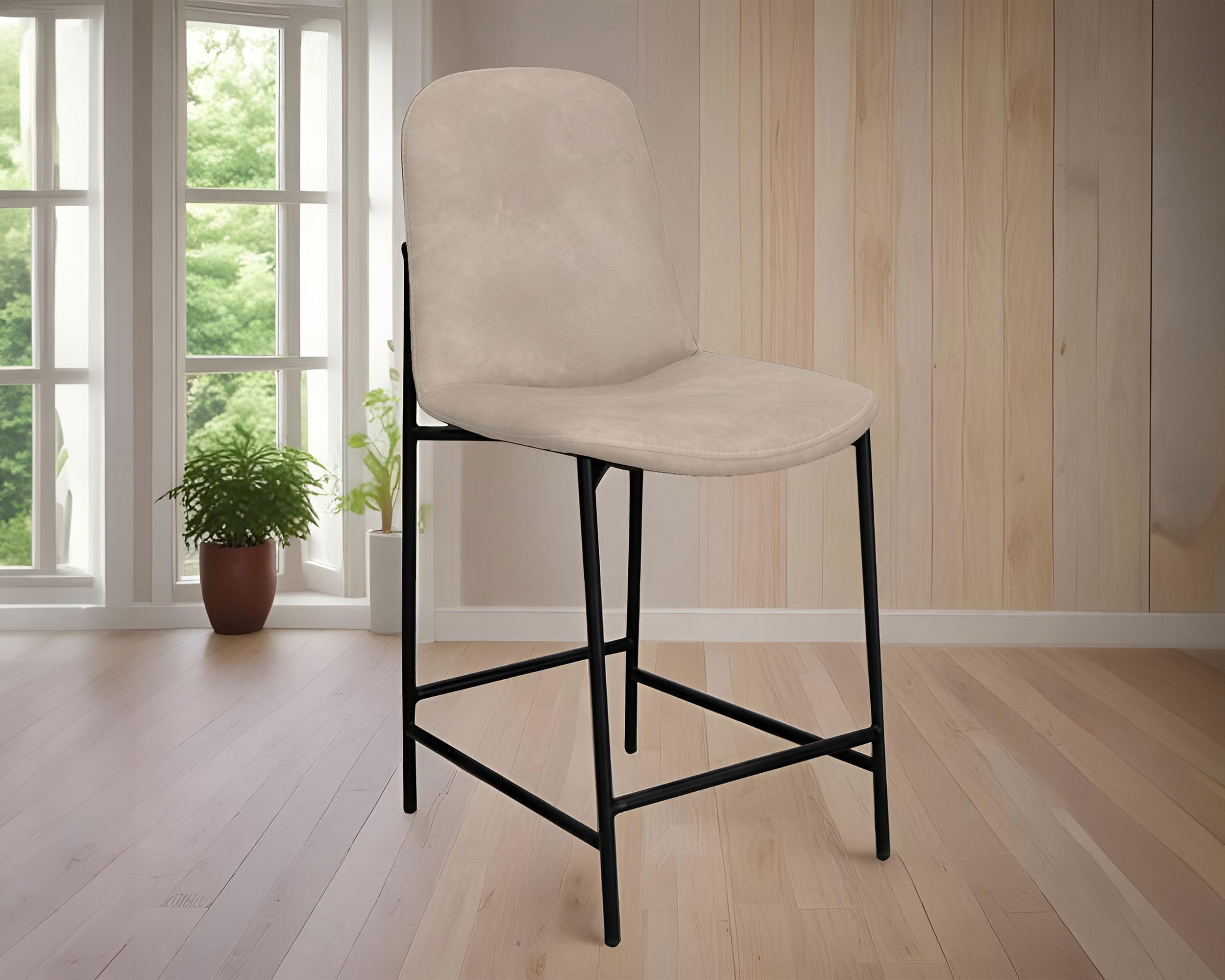 International Furniture Direct America Upholstered Barstool