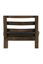 International Furniture Direct Town Rustic Dining Side Chair