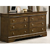 Lifestyle C0394A LOUIS PHILIPPE 6-DRAWER DRESSER