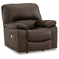 Leather Match Power Rocker Recliner