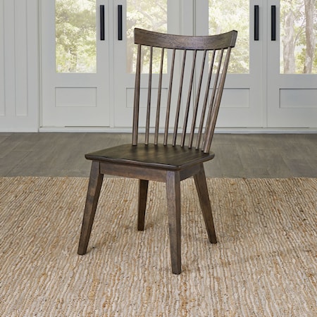 Spindle Back Side Chair (RTA)