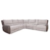 Warehouse M 70785 6-Piece Zero-G  Power Reclining Sectional