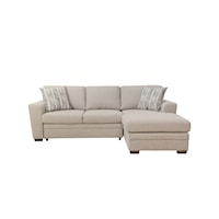 2-PIECE CHAISE SECTIONAL W/ PULL OUT LOVESEAT