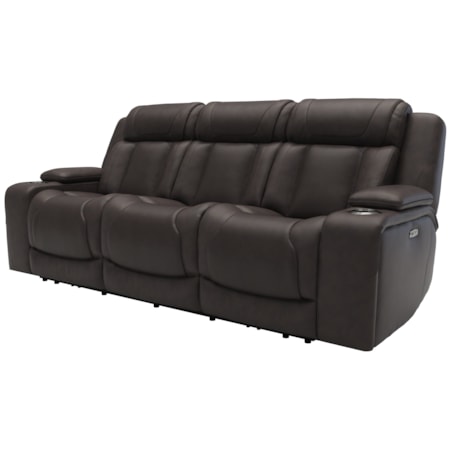 Leather Jet Set Power Reclining Sofa