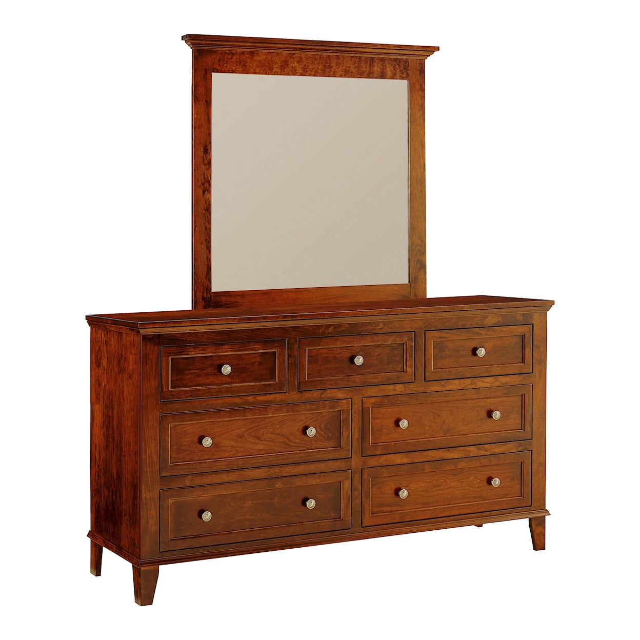 Archbold Furniture Belmont DRESSER AND MIRROR