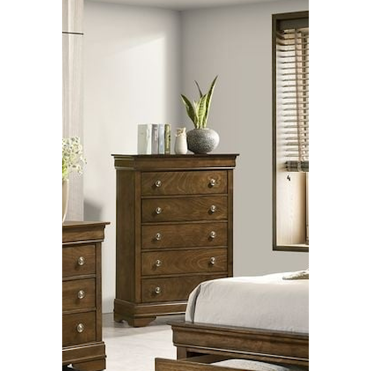 Lifestyle C0394A LOUIS PHILIPPE 5-DRAWER CHEST