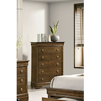 LOUIS PHILIPPE 5-DRAWER CHEST