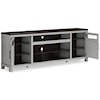 Signature Design by Ashley Darborn XL TV Stand w/Fireplace Option