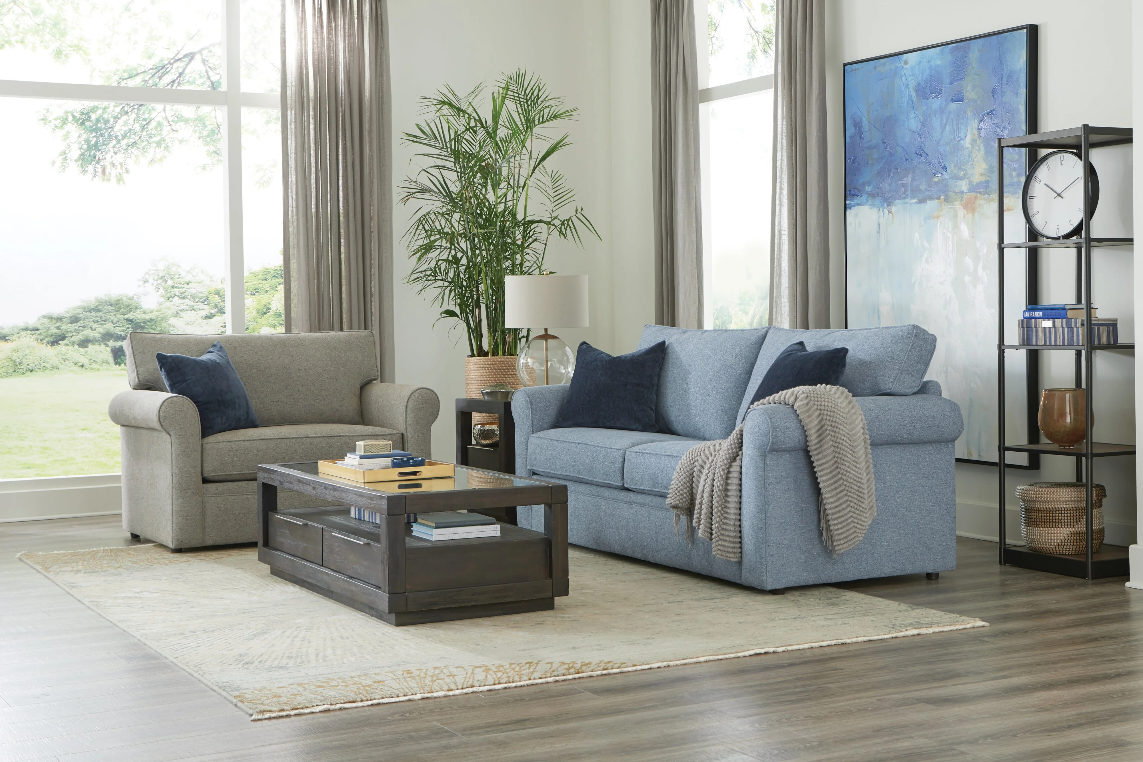 Warehouse M 2946z 12015834 FULL SLEEPER SOFA W/ GLE MEMORY FOAM