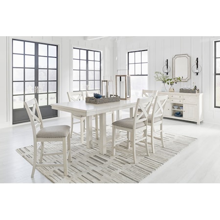7-Piece Counter Height Dining Set