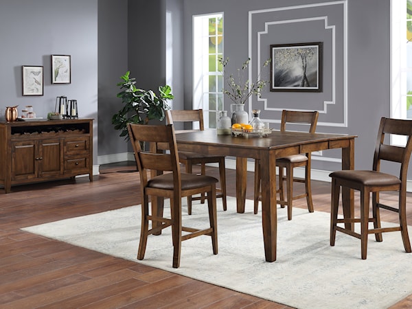 6- PIECE COUNTER HEIGHT DINING SET