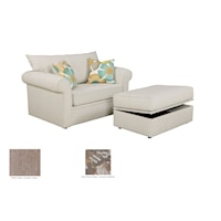 Twin Sleeper Chair w/ Gel Foam Memory Mattress