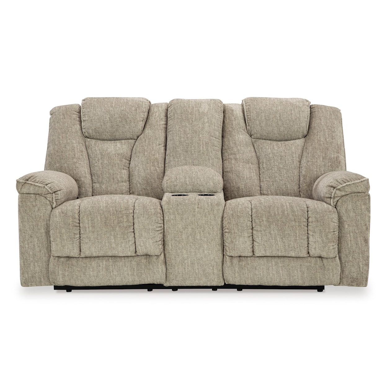 Signature Design by Ashley Hindmarsh Power Reclining Loveseat With Console