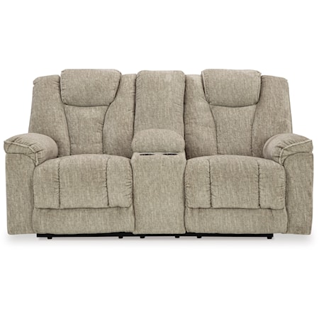 Power Reclining Loveseat With Console