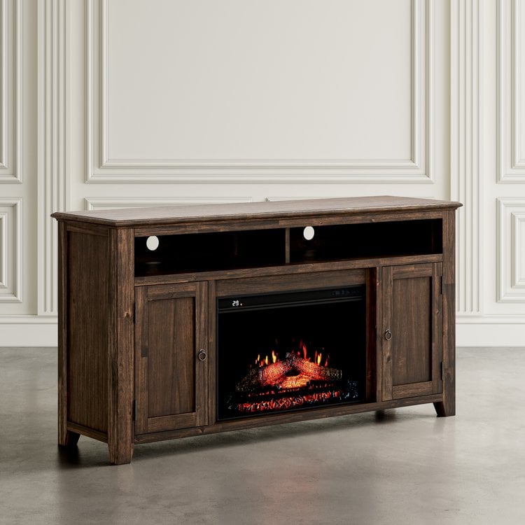 Jofran Bakersfield Bakerfield Fireplace with Logset