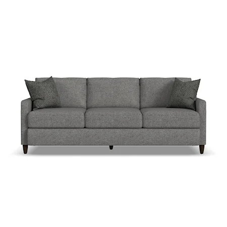 Contemporary Sofa with Track Arms