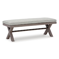 54" Outdoor Dining Bench