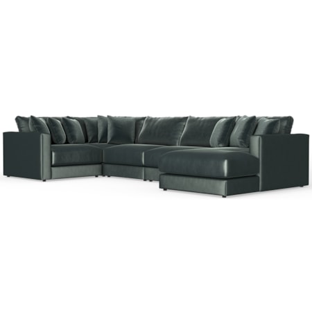 5-PIECE CONTEMPORARY SECTIONAL