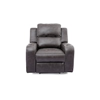 Power Recliner with Power Headrest, Cupholders, Lights