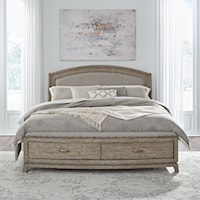 Queen Uph Storage Bed