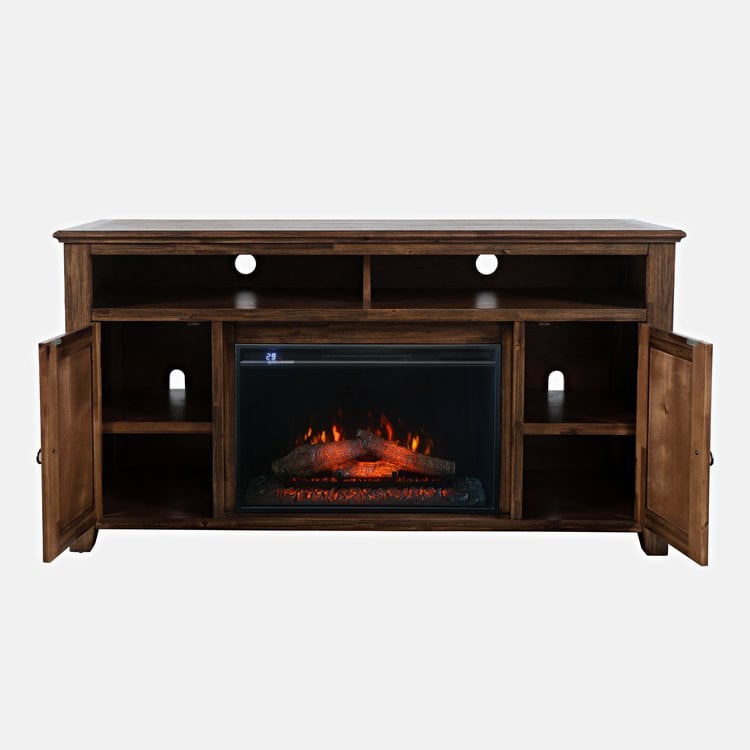 Jofran Bakersfield Bakerfield Fireplace with Logset