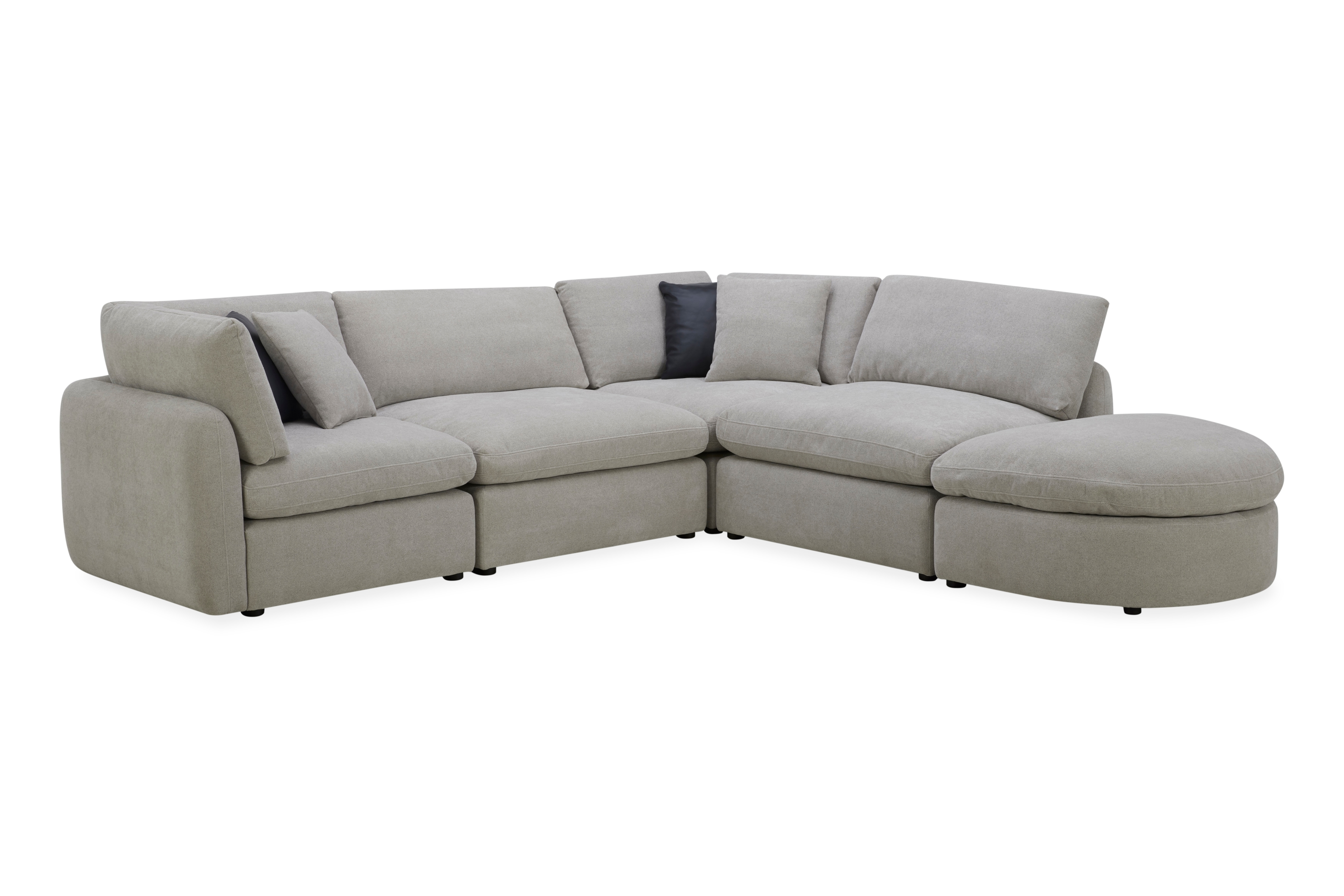 5-Piece Modular Sectional w/ Ottoman