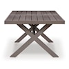 Signature Design by Ashley Hillside Barn RECT Dining Table w/UMB OPT