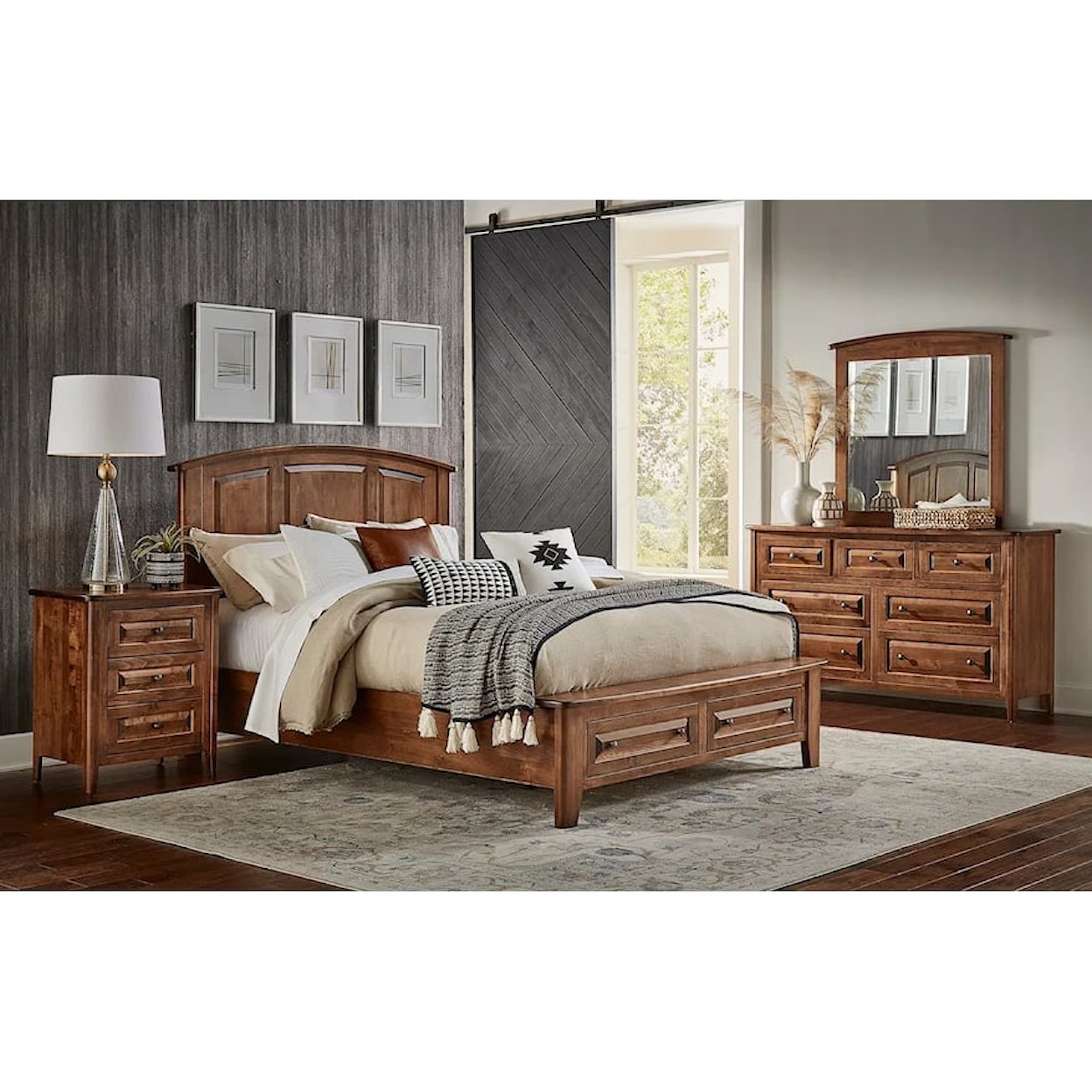 Archbold Furniture Carson Queen Storage Bedroom Set
