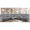 Warehouse M 70363 6-PC ZG  POWER  RECLINING SECTIONAL