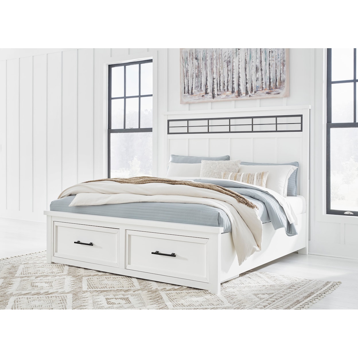 Signature Design by Ashley Ashbryn Queen Panel  Storage Bed
