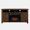 Jofran Bakersfield Bakerfield Fireplace with Logset