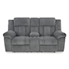 Signature Design by Ashley Tip-Off PWR REC Loveseat/CON/ADJ HDRST