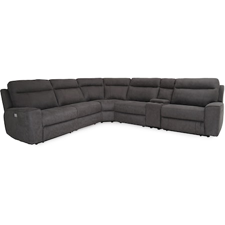 6-Piece Power Reclining Sectional