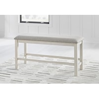 49" Counter Height Dining Bench